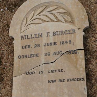 BURGER Willem F. 1849-1926