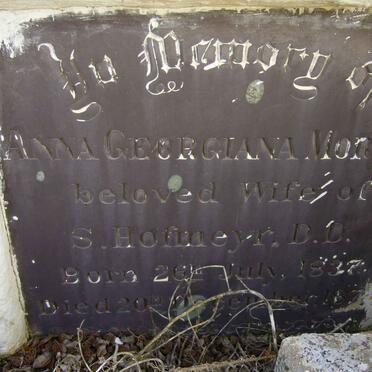 HOFMEYR  Anna Georgiana nee MORGAN 1837-1875