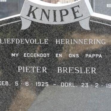 KNIPE Pieter Bresler 1925-1972