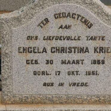 KRIEL Engela Christina 1869-1951