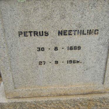 NEETHLING Petrus 1869-1966