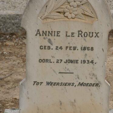 ROUX Annie, le 1868-1934
