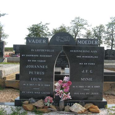 HEERDEN Johannes Petrus Louw, van 1917-1969 &amp; J.F.G. 1923-2007