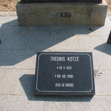 KOTZE Theunis 1931-2001