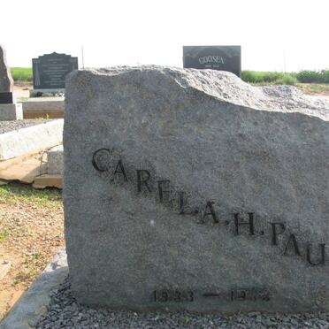 PAUW Carel A.H. 1933-1973