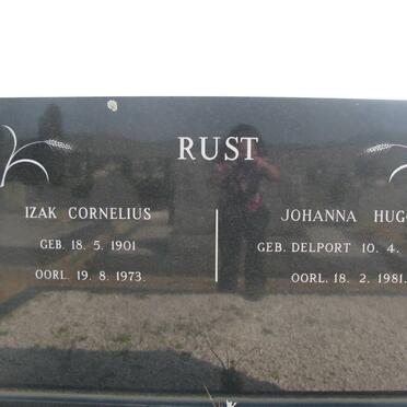 RUST Izak Cornelius 1901-1973 &amp; Johanna Hugo DELPORT 1898-1981