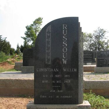 ROSSOUW Christiaan Willem 1921-1962