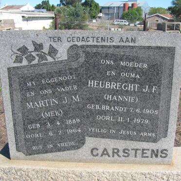 CARSTENS Martin J.M. 1889-1964 &amp; Heubreght J.F. BRANDT 1905-1979
