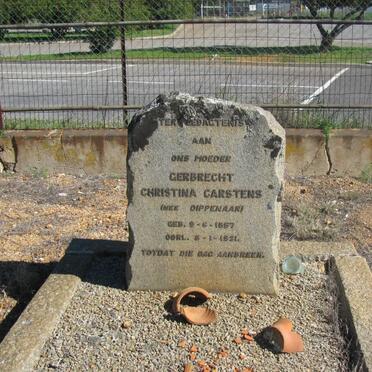 CARSTENS Gerbrecht Christina nee DIPPENAAR 1857-1931