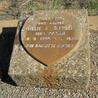 GOOSEN Helie E. nee BAARD 1896-1938