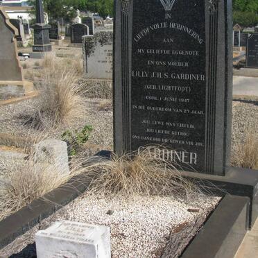 GARDINER Lilly J.H.S nee LIGHTFOOT -1947