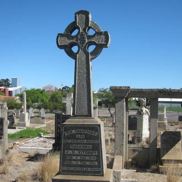 KITSHOFF Johannes Jacobus 1856-1937 &amp; Susanna J.H. 1856-1935