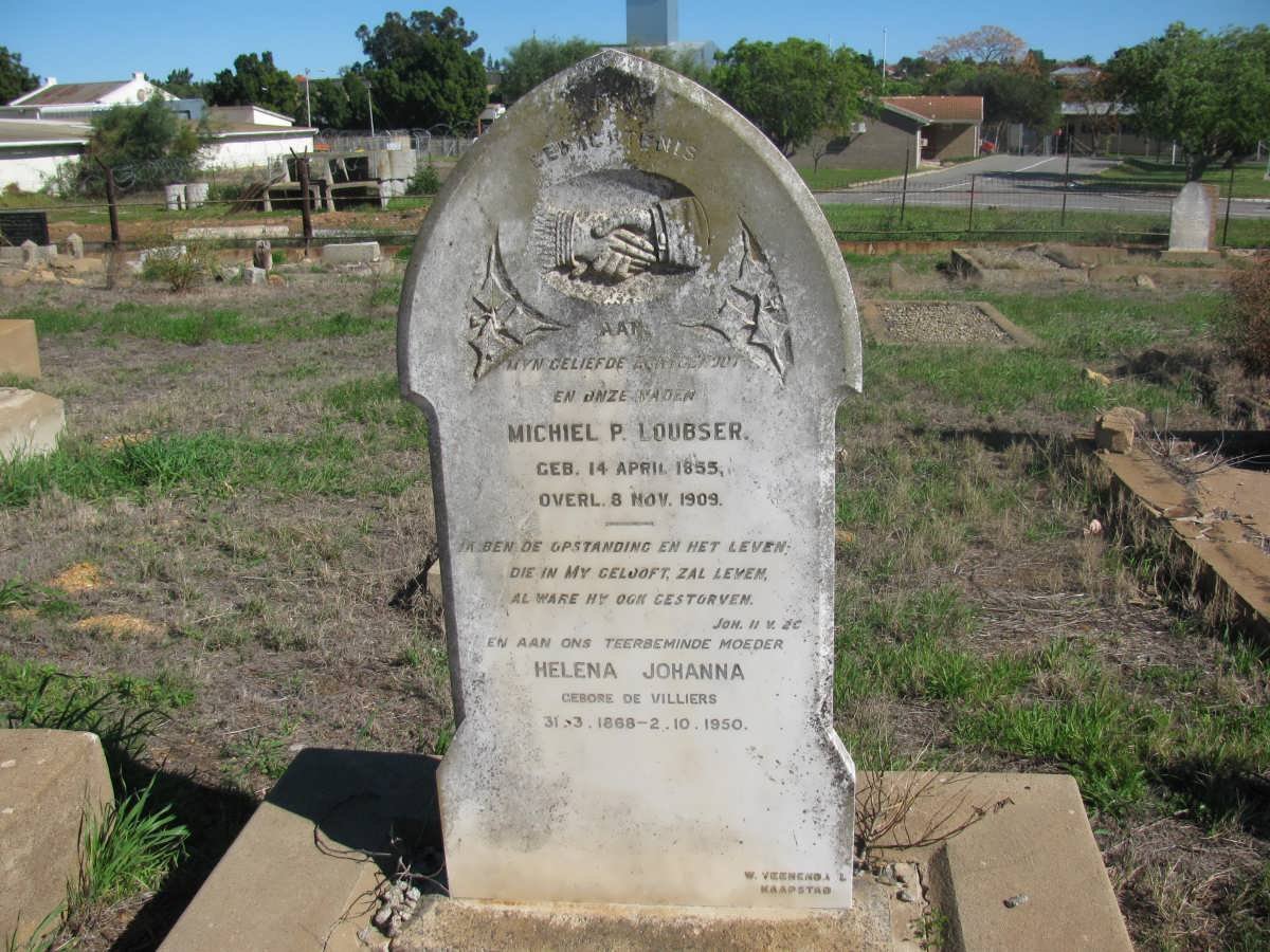 LOUBSER Michiel P. 1855-1909 &amp; Helena Johanna de VILLIERS 1868-1950