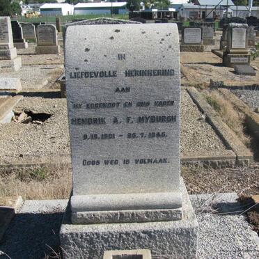 MYBURGH Hendrik A.F. 1901-1945 :: MYBURGH S.J. 1906-1995