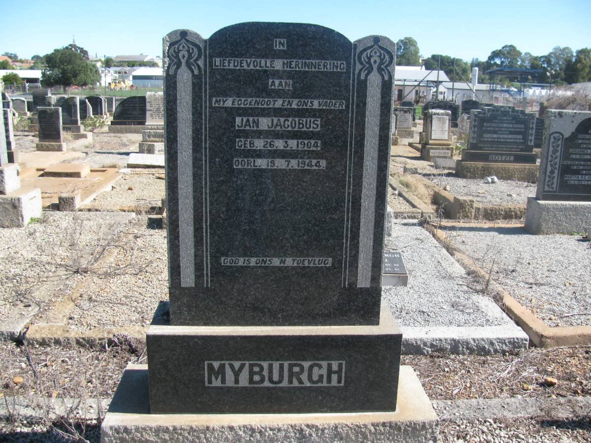 MYBURGH Jan Jacobus 1904-1944
