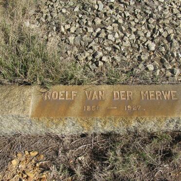 MERWE Roelf, van der 1855-1927