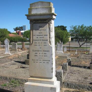 MARAIS Schalk W. 1899-1933 &amp; Elizabeth 1901-1934