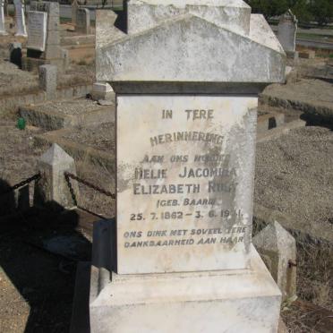 RUST Helie Jacomina nee BAARD 1862-1941