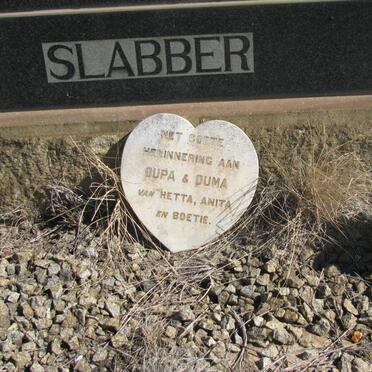 SLABBER Martin J.J. 1867-1940 &amp; Hester S.J. DIPP. 1883-1941