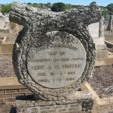 TRUTER Gert J.D. 1891-1954