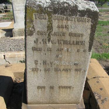 WIELLIGH J.H., v. 1854- &amp; C.H. 186?-