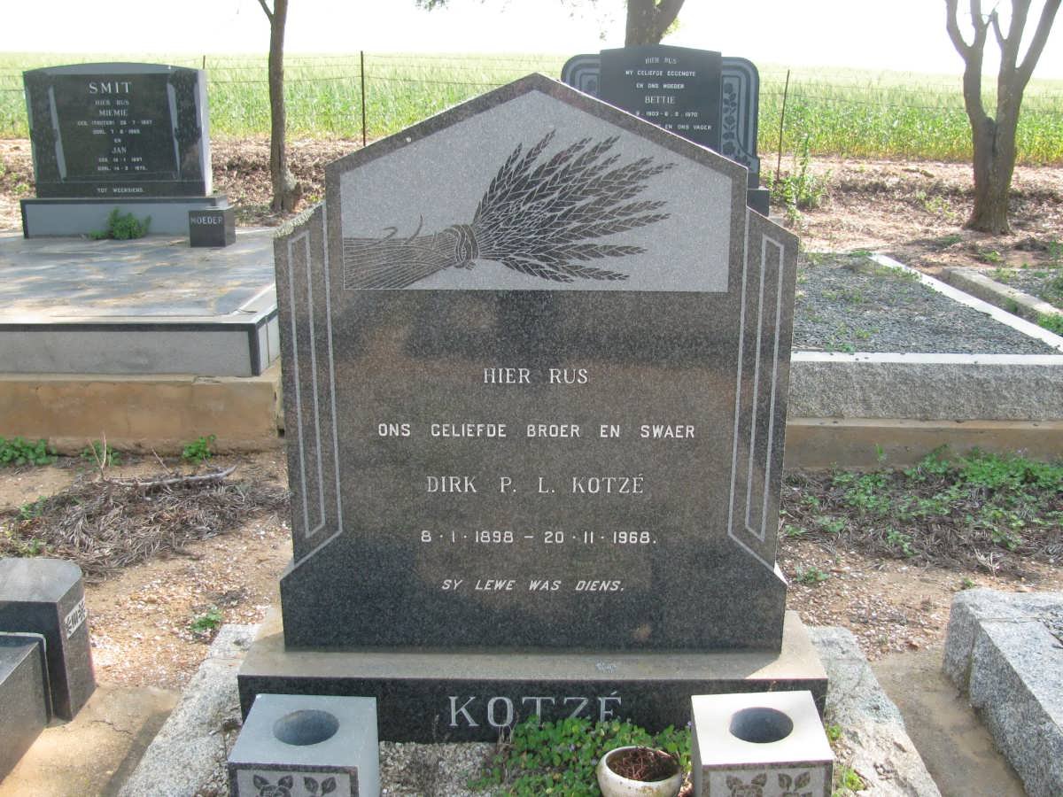 KOTZE Dirk P.L. 1898-1968