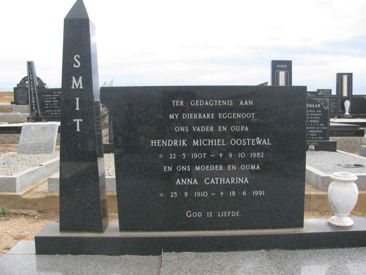 SMIT Hendrik Michiel Oostewal 1907-1982 &amp; Anna Catharina 1910-1991