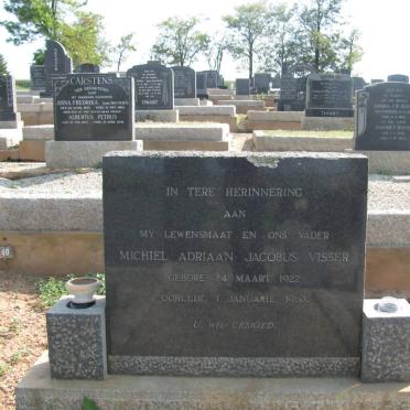 VISSER Michiel Adriaan Jacobus 1922-1963