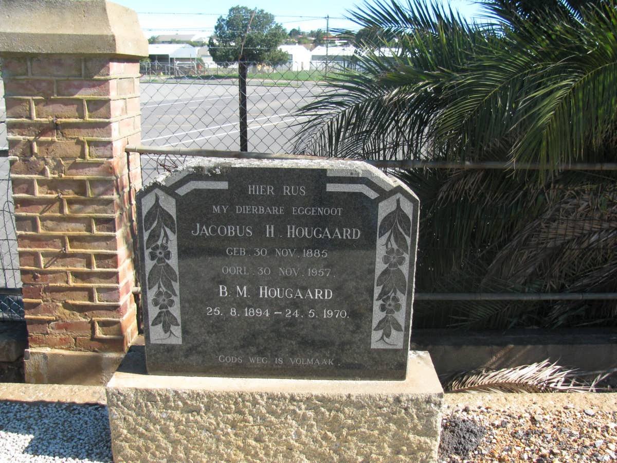 HOUGAARD Jacobus H. 1885-1957 &amp; B.M. 1894-1970