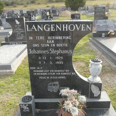 LANGENHOVEN Johannes Stephanus 1975-1995