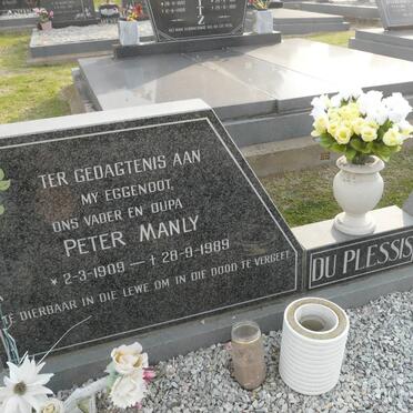 PLESSIS Peter Manly, du 1909-1989