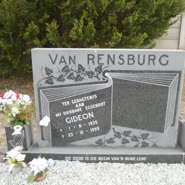 RENSBURG Gideon, van 1935-1999