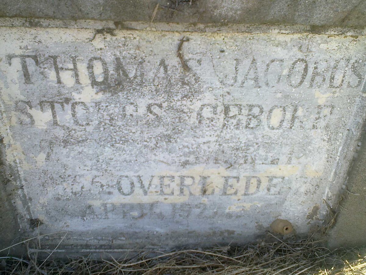 STOKES Thomas Jacobus 1855-1927