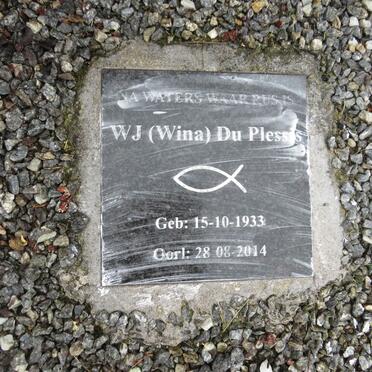 PLESSIS W.J, du 1933-2014