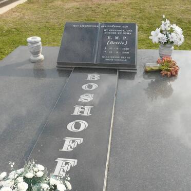 BOSHOFF E.M.P. 1930-2006