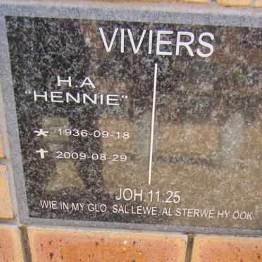 VIVIERS H.A. 1936-2009