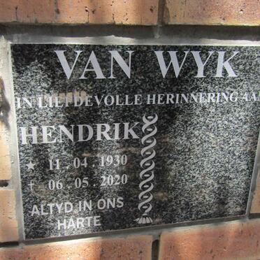 WYK Hendrik, van 1930-2020
