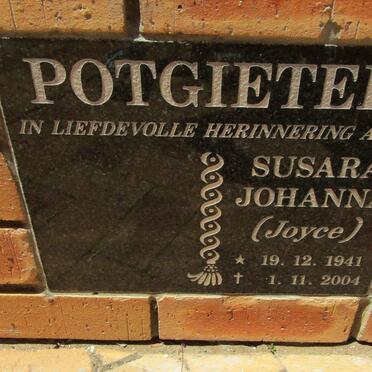 POTGIETER Susara Johanna 1941-2004