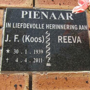 PIENAAR J.F. 1939-2011 &amp; Reeva