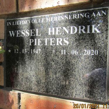 PIETERS Wessel Hendrik 1947-2020