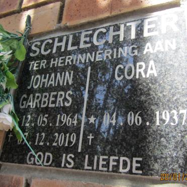 SCHLECHTER Cora 1937- :: SCHLECHTER Johann Garbers 1964-2019