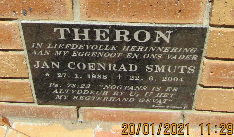 THERON Jan Coenrad Smuts 1938-2004