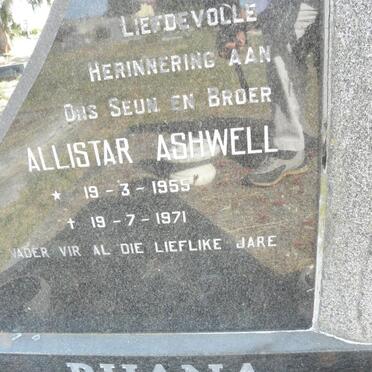 ASHWELL Allistar 1955-1971