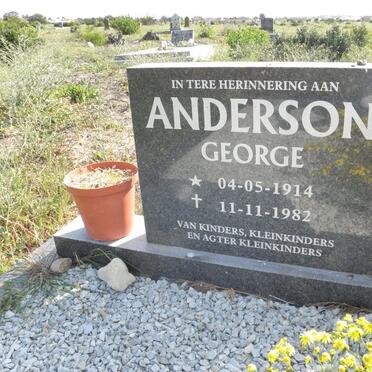 ANDERSON George 1914-1982