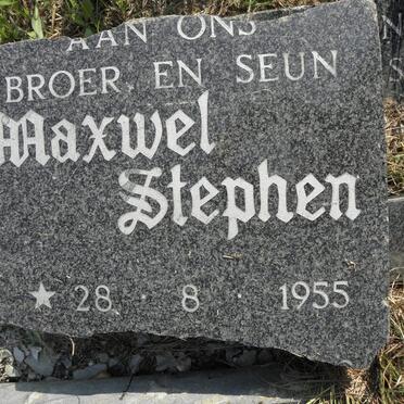 ANTHONY Maxwell Stephen 1955-1983