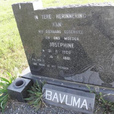 BAVUMA Josephine 1925-1981