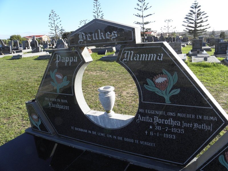BEUKES Ebenhaezer &amp; Anita Dorothea BOTHA 1935-1993
