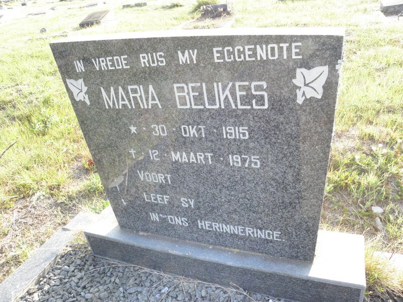 BEUKES Maria 1915-1975