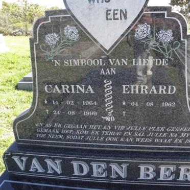 BERG Ehrard, van den 1962- &amp; Carina 1964-1999