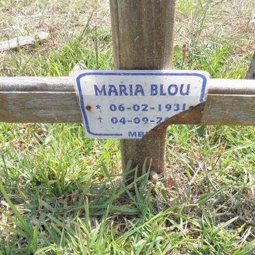 BLOU Maria 1931-200?